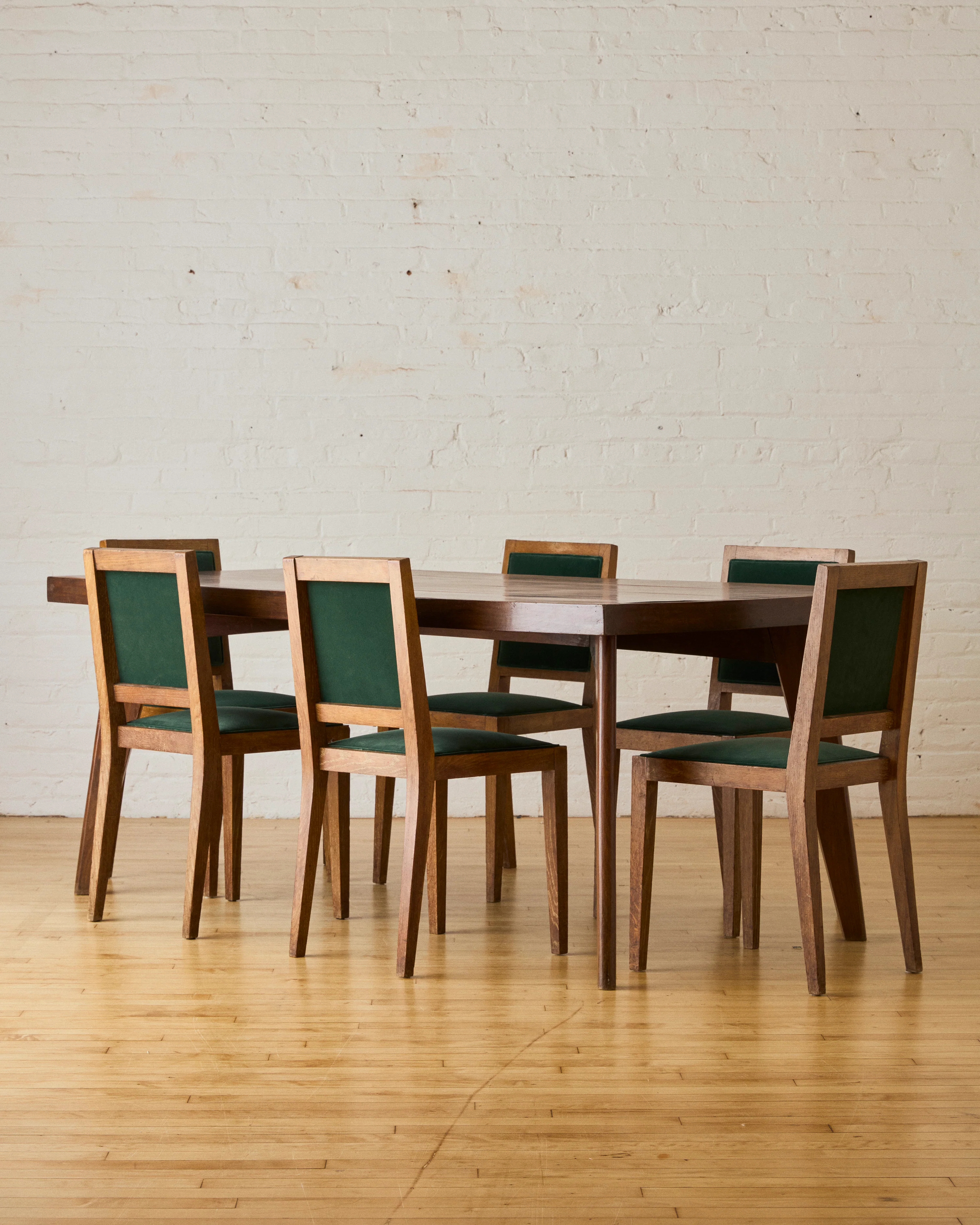 A SET OF SIX DINING CHAIRS ATTRIBUTED TO RENE GABRIEL - Image 9