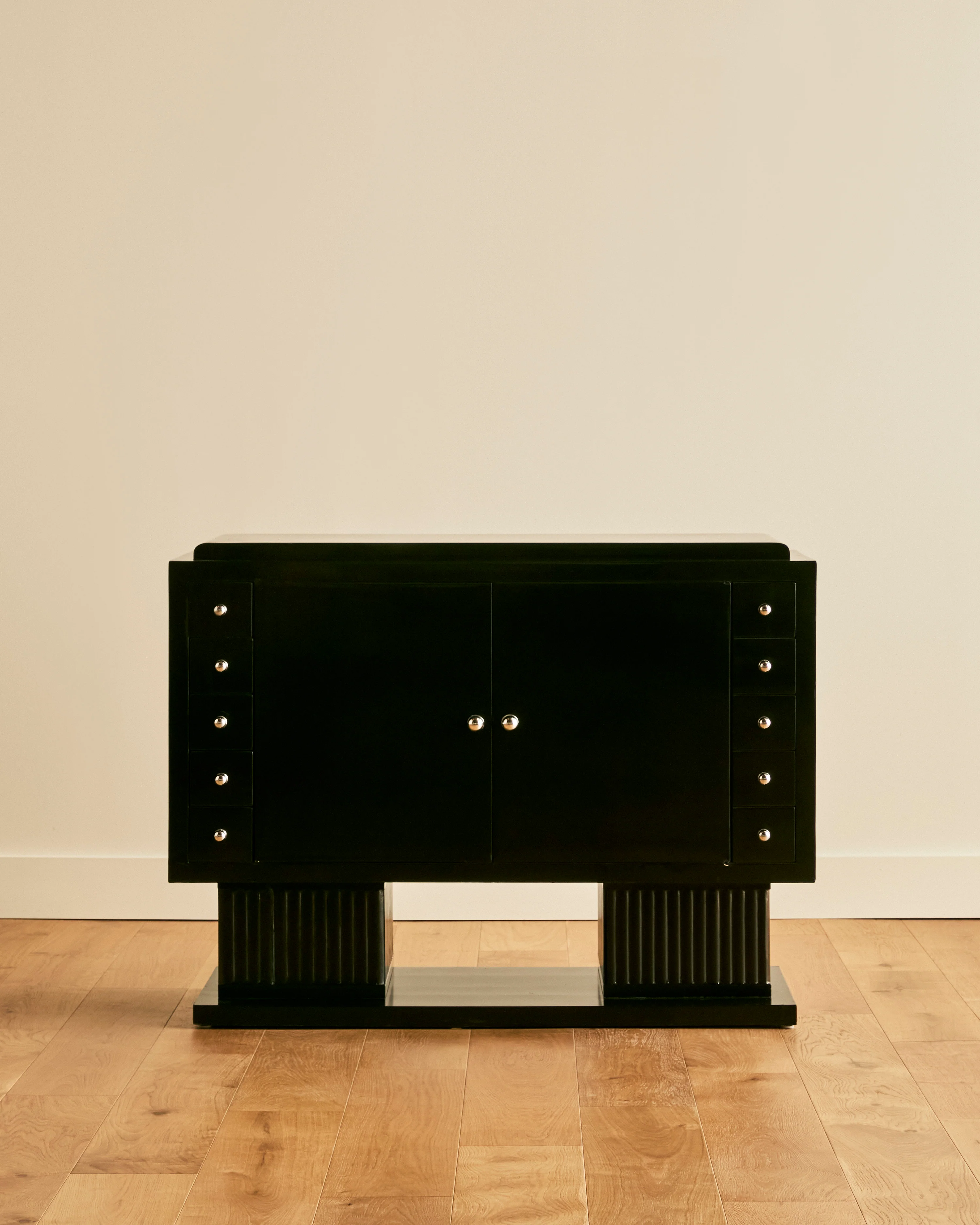 ART DECO EBONIZED CABINET - Image 4