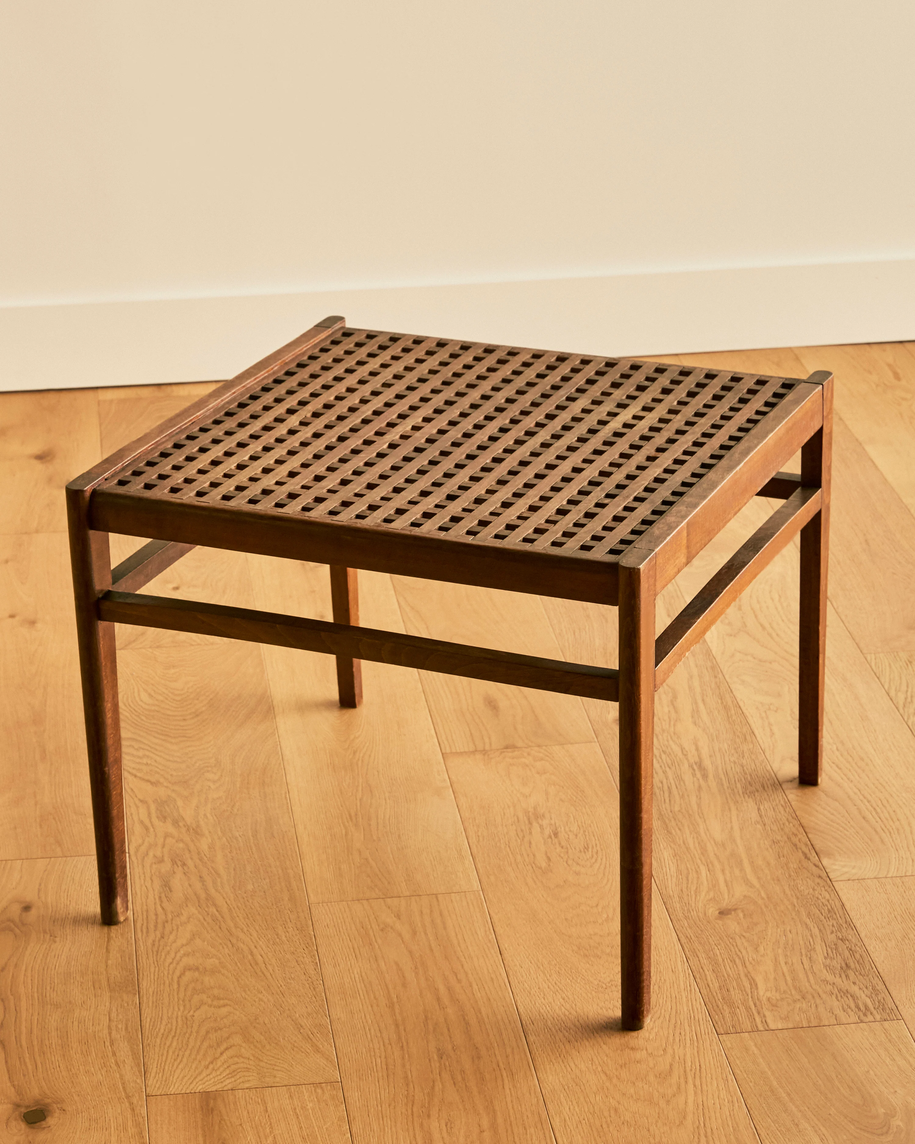 RENE GABRIEL TEAK LATTICE COFFEE OR SIDE TABLE - Image 4
