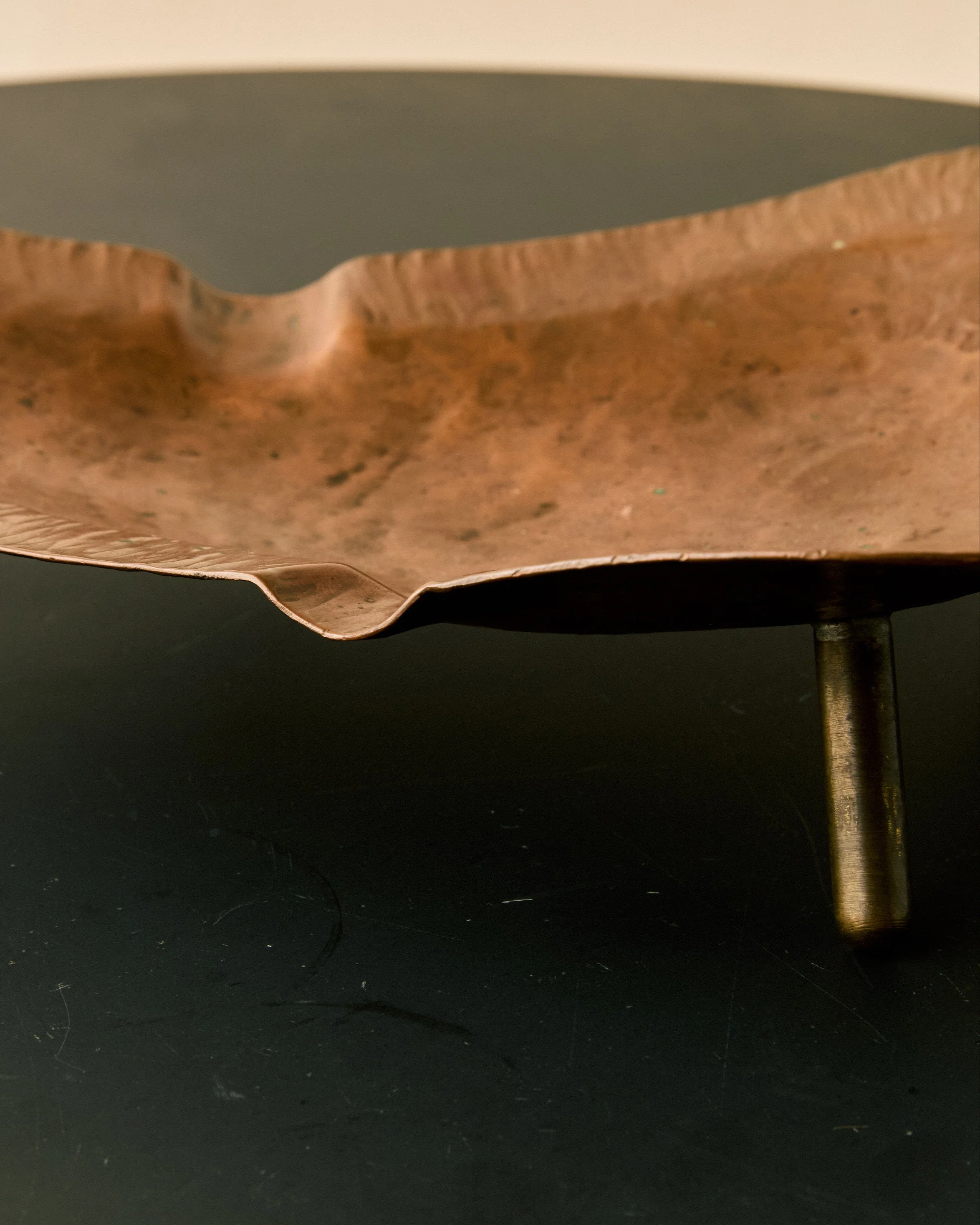 THREE LEG COPPER ASHTRAY - Image 6